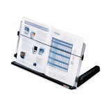 3M™ In-Line Freestanding Copyholder, 300 Sheet Capacity, Plastic, Black/Clear (MMMDH640) Each