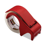 Scotch® Compact and Quick Loading Dispenser for Box Sealing Tape, 3" Core, For Rolls Up to 2" x 60 yds, Red (MMMDP300RD) Each