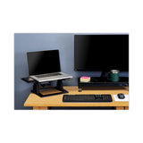 3M™ Adjustable Notebook Riser, 13" x 13" x 4" to 6", Black, Supports 20 lbs (MMMLX500) Each