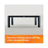 3M™ Adjustable Monitor Stand, 16" x 12" x 1.75" to 5.5", Black, Supports 20 lbs (MMMMS85B) Each