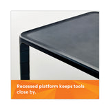 3M™ Adjustable Monitor Stand, 16" x 12" x 1.75" to 5.5", Black, Supports 20 lbs (MMMMS85B) Each