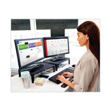 3M™ Adjustable Monitor Stand, 16" x 12" x 1.75" to 5.5", Black, Supports 20 lbs (MMMMS85B) Each