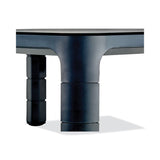 3M™ Adjustable Monitor Stand, 16" x 12" x 1.75" to 5.5", Black, Supports 20 lbs (MMMMS85B) Each