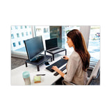 3M™ Adjustable Monitor Stand, 16" x 12" x 1.75" to 5.5", Black, Supports 20 lbs (MMMMS85B) Each