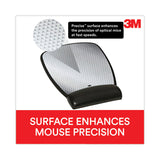 3M™ Antimicrobial Gel Compact Mouse Pad with Wrist Rest, 8.6 x 6.75, Black (MMMMW309LE) Each