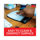 3M™ Antimicrobial Gel Compact Mouse Pad with Wrist Rest, 8.6 x 6.75, Black (MMMMW309LE) Each