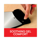 3M™ Antimicrobial Gel Compact Mouse Pad with Wrist Rest, 8.6 x 6.75, Black (MMMMW309LE) Each
