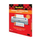 Scotch™ Laminating Pouches, 3 mil, 9" x 11.5", Gloss Clear, 50/Pack (MMMTP385450) Pack of 50