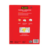Scotch™ Laminating Pouches, 5 mil, 9" x 11.5", Gloss Clear, 100/Pack (MMMTP5854100) Pack of 100