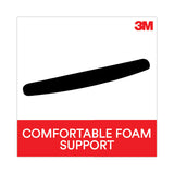 3M™ Antimicrobial Foam Keyboard Wrist Rest, 18 x 2.75, Black (MMMWR209MB) Each