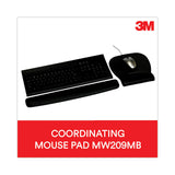 3M™ Antimicrobial Foam Keyboard Wrist Rest, 18 x 2.75, Black (MMMWR209MB) Each