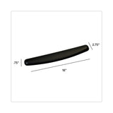 3M™ Antimicrobial Gel Compact Keyboard Wrist Rest, 18 x 2.75, Black (MMMWR309LE) Each