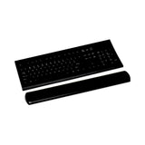 3M™ Antimicrobial Gel Large Keyboard Wrist Rest, 19 x 2.75, Black (MMMWR310LE) Each