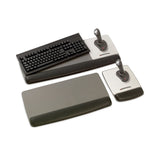 3M™ Antimicrobial Gel Keyboard Wrist Rest Platform, 19.6 x 10.6, Black/Gray/Silver (MMMWR420LE) Each