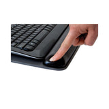 3M™ Antimicrobial Gel Keyboard Wrist Rest Platform, 19.6 x 10.6, Black/Gray/Silver (MMMWR420LE) Each