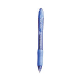 Paper Mate® Profile Gel Pen, Retractable, Fine 0.5 mm, Blue Ink, Translucent Blue Barrel, Dozen (PAP2102130) 1 Dozen
