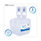 Scott® Essential Alcohol-Free Foam Hand Sanitizer, 1,200 mL, Unscented, 2/Carton (KCC12979) Carton of 2