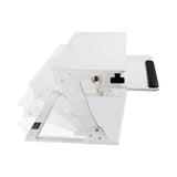 3M™ Precision Standing Desk, 35.4" x 23.2" x 6.2" to 20", White (MMMSD60W) Each