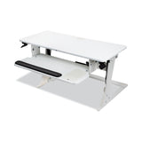 3M™ Precision Standing Desk, 35.4" x 23.2" x 6.2" to 20", White (MMMSD60W) Each