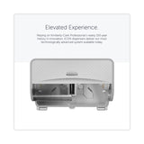 Kimberly-Clark Professional* ICON Coreless Standard Roll Toilet Paper Dispenser, 8.43 x 13 x 7.25, Silver Mosaic (KCC53698) Each