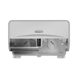 Kimberly-Clark Professional* ICON Coreless Standard Roll Toilet Paper Dispenser, 8.43 x 13 x 7.25, Silver Mosaic (KCC53698) Each
