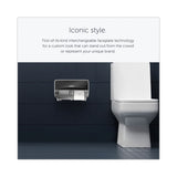 Kimberly-Clark Professional* ICON Coreless Standard Roll Toilet Paper Dispenser, 8.43 x 13 x 7.25, Black Mosaic (KCC58722) Each