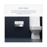 Kimberly-Clark Professional* ICON Coreless Standard Roll Toilet Paper Dispenser, 8.43 x 13 x 7.25, Silver Mosaic (KCC53698) Each