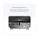 Kimberly-Clark Professional* ICON Coreless Standard Roll Toilet Paper Dispenser, 8.43 x 13 x 7.25, Black Mosaic (KCC58722) Each