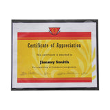 C-Line® Cubicle Keepers Hook and Loop-Backed Display, 9.2 x 11.41, Velcro Mount, Clear, 2/Pack (CLI38911) Pack of 2