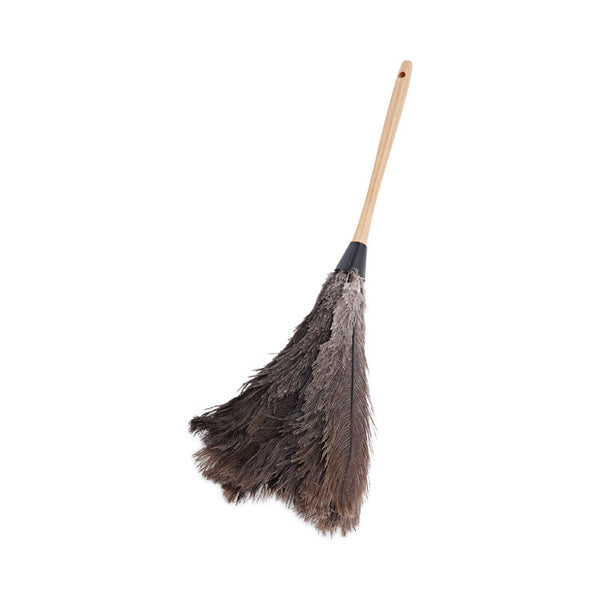 Boardwalk® Professional Ostrich Feather Duster, Wood Handle, 20" (BWK20GY)