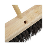 Boardwalk® Tapered End Broom Handle, Lacquered Pine, 1.13" dia x 60", Natural (BWK125) Each