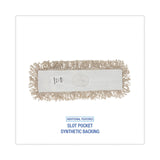 Boardwalk® Mop Head, Dust, Cotton, 18 x 3, White (BWK1018) Each