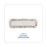 Boardwalk® Mop Head, Dust, Cotton, 24 x 3, White (BWK1024) Each