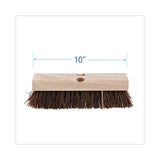 Boardwalk® Deck Brush Head, 2" Brown Palmyra Bristles, 10" Brush (BWK3110) Each