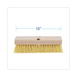 Boardwalk® Deck Brush Head, 2" Cream Polypropylene Bristles, 10" Brush (BWK3310) Each