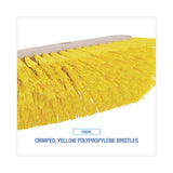 Boardwalk® Dual-Surface Scrub Brush, Yellow Polypropylene Bristles, 10" Brush, Plastic Handle (BWK3410) Each