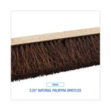 Boardwalk® Floor Brush Head, 3.25" Natural Palmyra Fiber Bristles, 18" Brush (BWK20118) Each