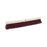 Boardwalk® Floor Brush Head, 3.25" Maroon Stiff Polypropylene Bristles, 24" Brush (BWK20324) Each