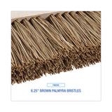 Boardwalk® Street Broom Head, 6.25" Brown Palmyra Fiber Bristles, 16" Brush (BWK71160) Each