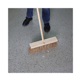 Boardwalk® Street Broom Head, 6.25" Brown Palmyra Fiber Bristles, 16" Brush (BWK71160) Each
