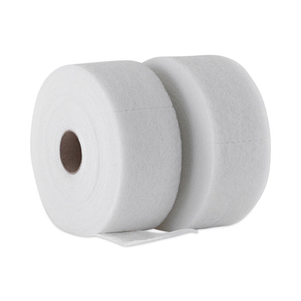 Boardwalk® TrapEze Disposable Dusting Sheets, 5" x 125 ft, White, 250 Sheets/Roll, 2 Rolls/Carton (BWK582505)