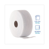 Boardwalk® TrapEze Disposable Dusting Sheets, 5" x 125 ft, White, 250 Sheets/Roll, 2 Rolls/Carton (BWK582505) Case of 2