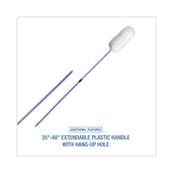 Boardwalk® Lambswool Duster, Plastic Handle Extends 35" to 48" Handle, Assorted Colors (BWKL3850) Each