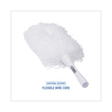 Boardwalk® MicroFeather Duster, Microfiber Feathers, Washable, 23", White (BWKMICRODUSTER) Each