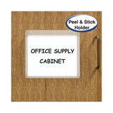 C-Line® Self-Adhesive Labeling Pockets, Top Load, 3.75 x 3, Clear, 25/Pack (CLI70443) Pack of 25