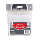 C-Line® Self-Adhesive Labeling Pockets, Top Load, 3.75 x 3, Clear, 25/Pack (CLI70443) Pack of 25