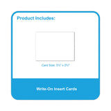 C-Line® Self-Adhesive Labeling Pockets, Top Load, 3.75 x 3, Clear, 25/Pack (CLI70443) Pack of 25