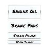 C-Line® Clear Magnetic Label Holders, Side Load, 6 x 2, 10/Pack (CLI87820) Pack of 10