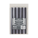 C-Line® Clear Magnetic Label Holders, Side Load, 6 x 0.5, 10/Pack (CLI87805) Pack of 10