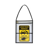 C-Line® 2-Pocket Shop Ticket Holder w/Setrap, Black Stitching, 150-Sheet, 9 x 12, 15/Box (CLI38912) Each